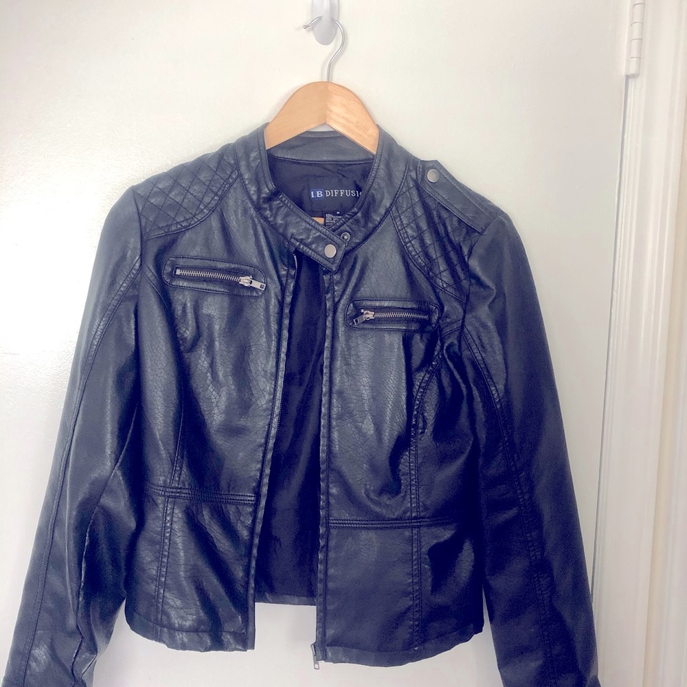 Black pleather jacket